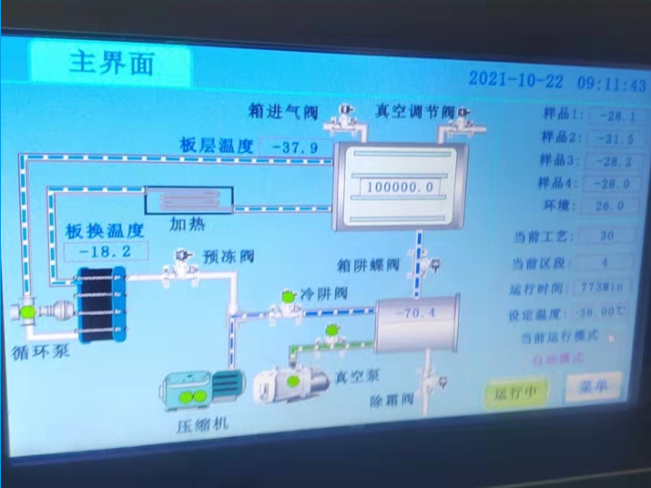 實驗型凍干機控制系統(tǒng) 實驗型凍干機控制系統(tǒng)